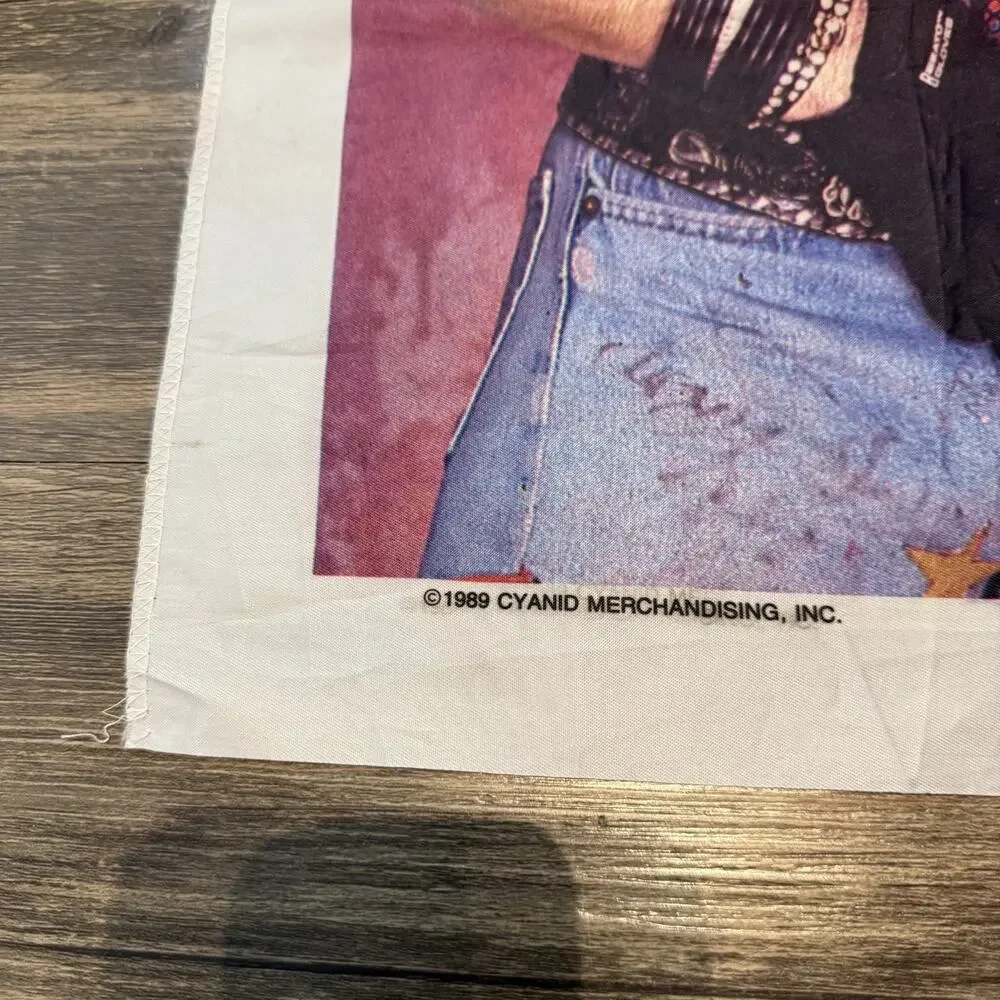 Posion Band 1988 Fabric Poster Banner Flag Rare Vintage 43